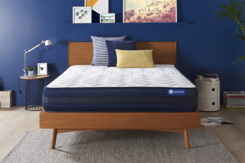 Matelas 133x182 cm Ressorts ensachés et Mémoire de forme - Actiflex Tech